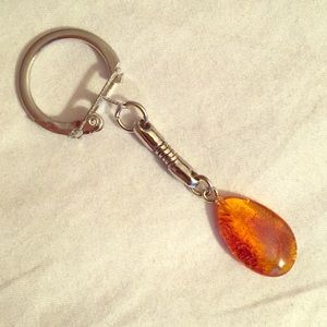 NWOT Amber Keychain